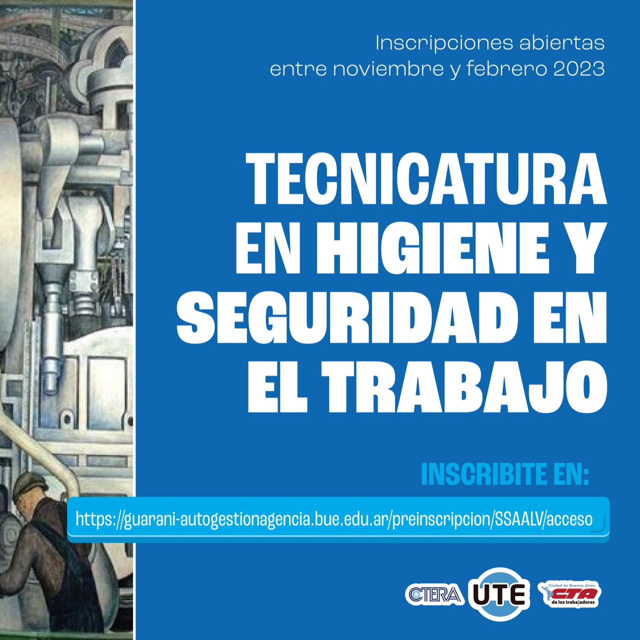 TECNICATURA EN HIGIENE Y SEGURIDAD DEL TRABAJO UTE Formación